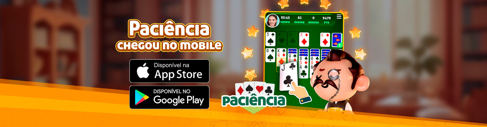 Jogar Pacincia Online grtis  no MegaJogos