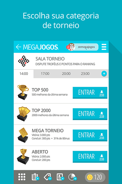 Buraco Mano a Mano MegaJogos: tela do jogo