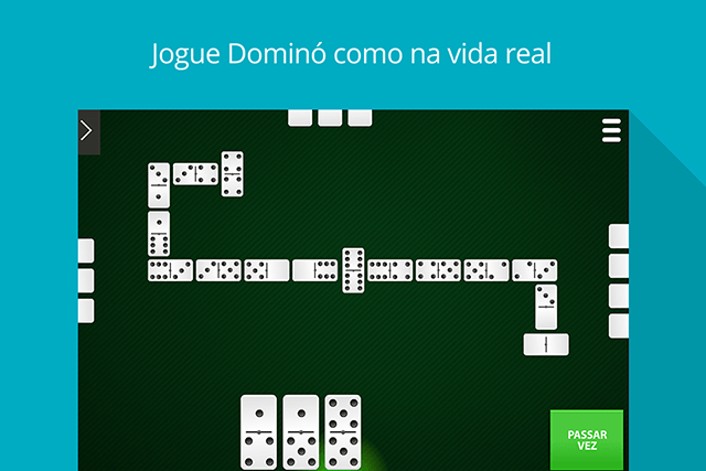 Dominó MegaJogos: tela do jogo