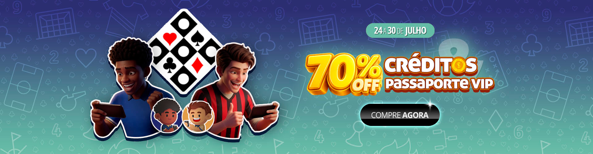 Copa finalizada, d� at� uma tristeza. Mas toma aqui 70% OFF em TUDO pra te alegrar