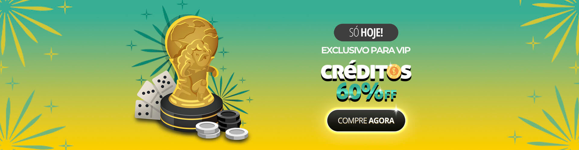 ? � reta final! Aproveite 60% em cr�ditos antes do apito final!
